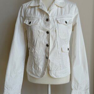 Lucky Brand White Jean Jacket